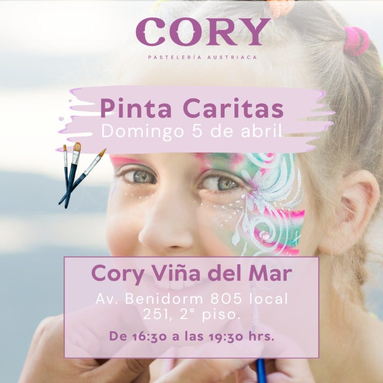 En Cory Tendremos pinta caritas para niños, ideal para disfrutar una experiencia entretenida junto a los más pequeños.