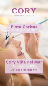 En Cory Tendremos pinta caritas para niños, ideal para disfrutar una experiencia entretenida junto a los más pequeños.